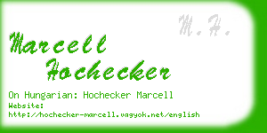 marcell hochecker business card